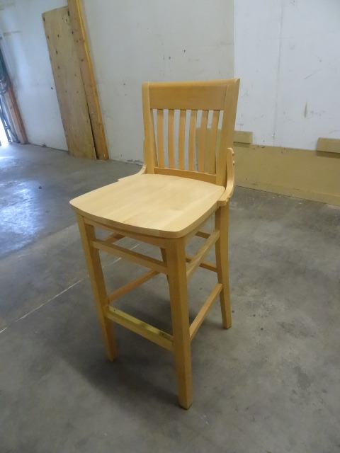 Brand new wood stool