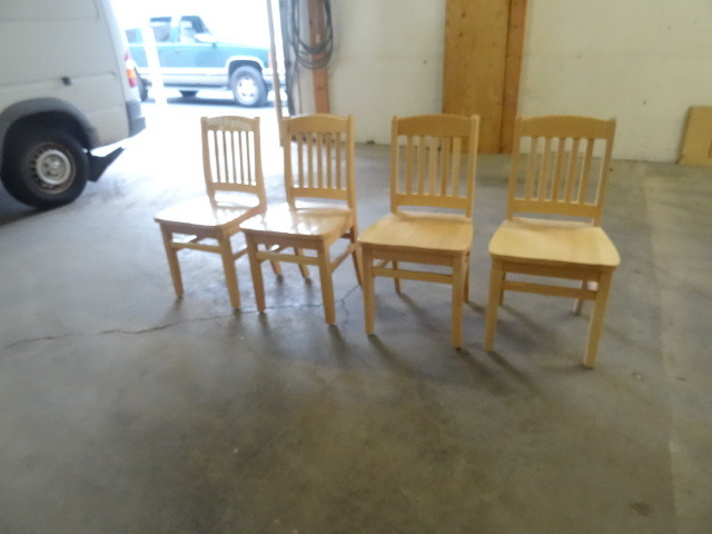 Wood chair