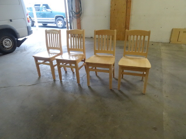 Wood chair