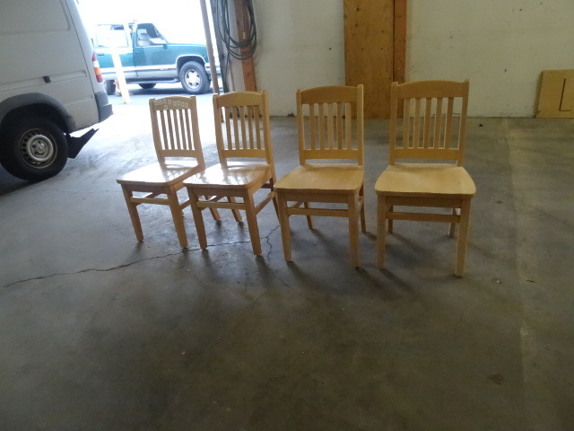 Wood chair