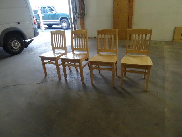 Wood chair