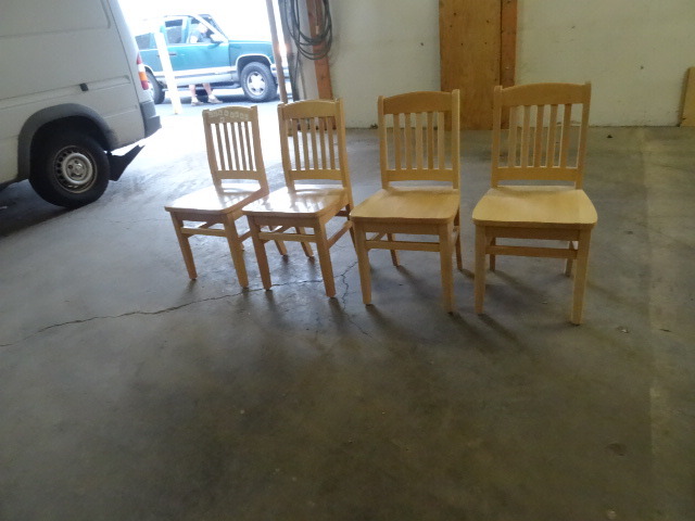 Wood chair