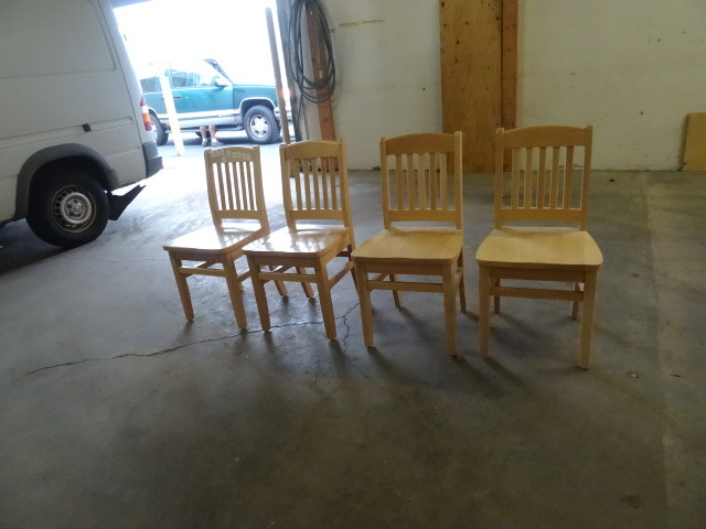 Wood chair