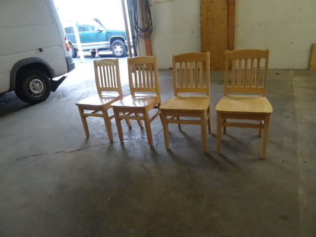 Wood chair