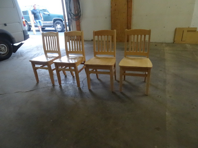 Wood chair