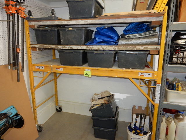 lot 21 image: Adjustable Rolling Scaffold
