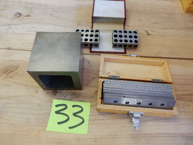 lot 33 image: Block, 123 Shimming Blocks, Parrallels