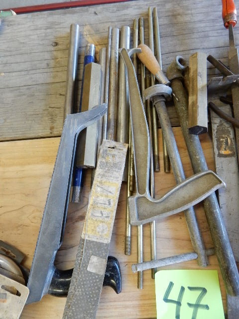 lot 47 image: Misc. Files, Chisels, Bars etc