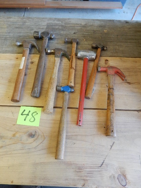 lot 48 image: Misc. Hammers