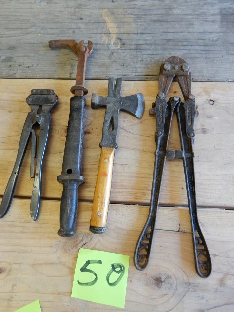 lot 50 image: Misc. Vintage Tools