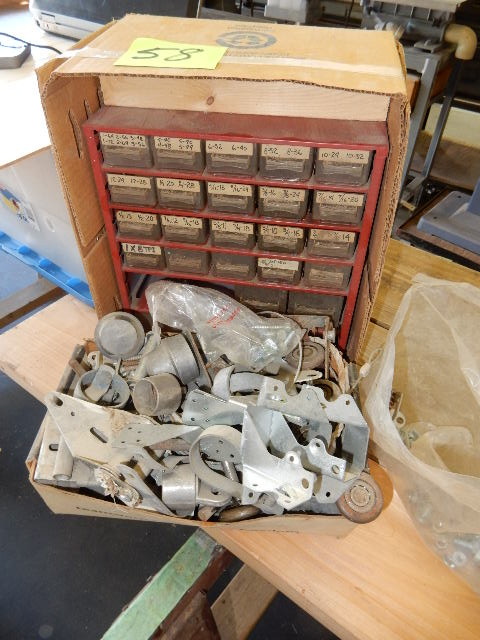 lot 58 image: small parts cabinet (empty).. Garage Door parts