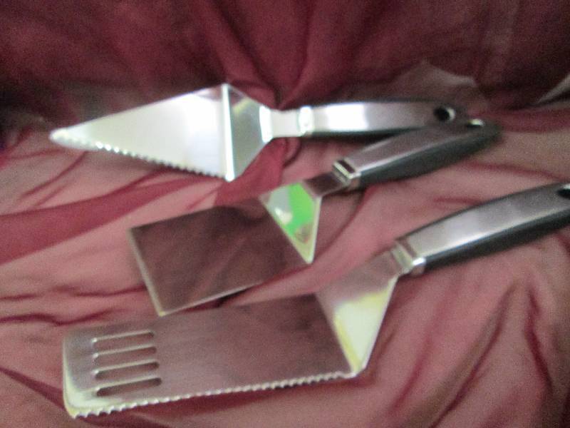 3 piece Stainless Steel Spatula Set...