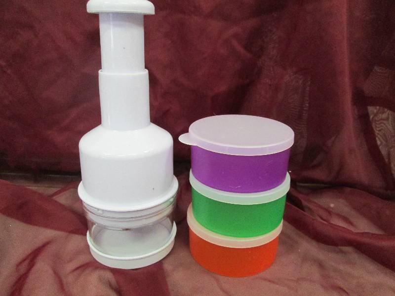 food chopper with set of 3 storage ...