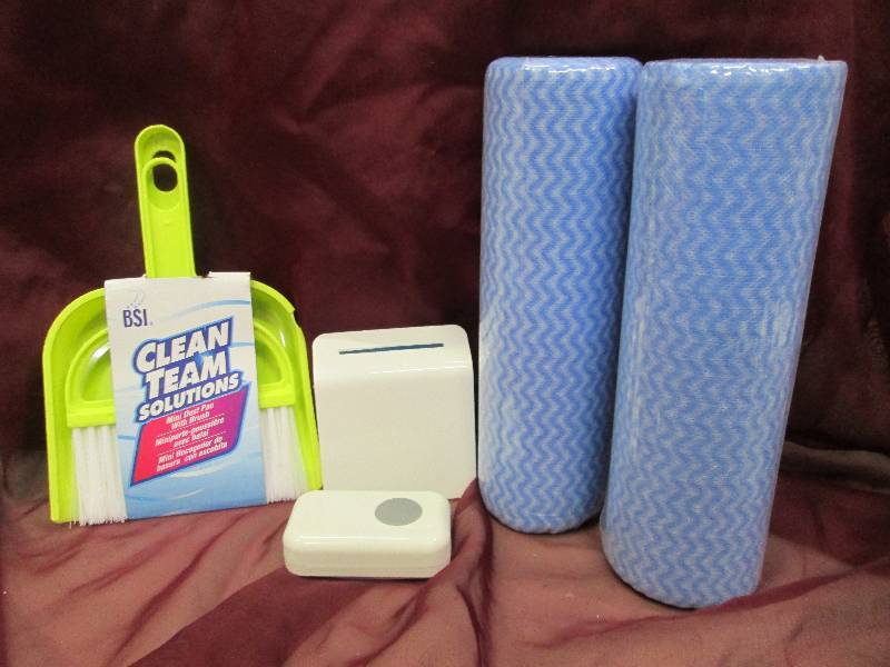 2 rolls reusable rags, mini hand du...