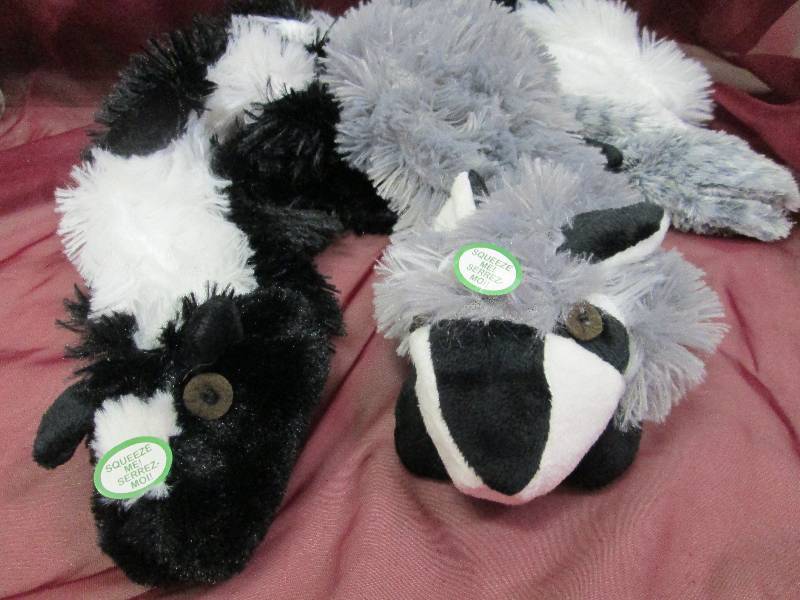 Stuffing Free Racoon and Skunk Dog ...