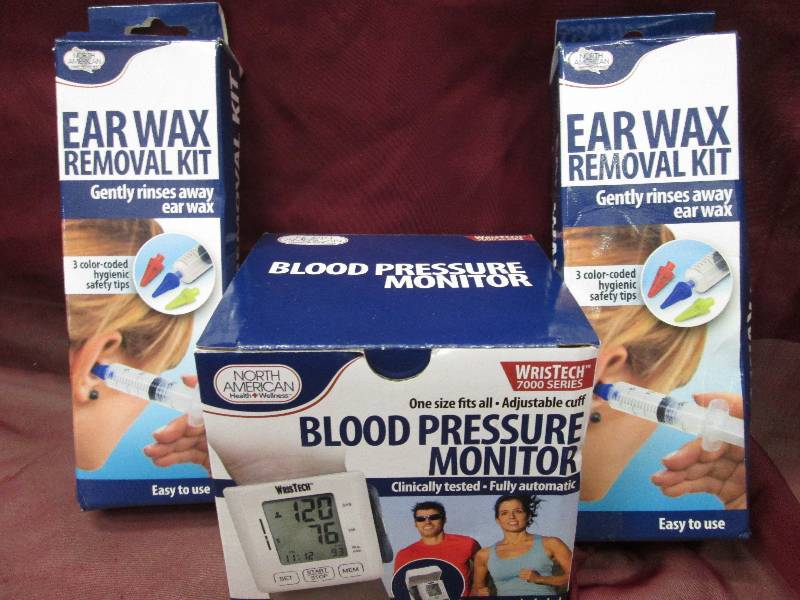Blood Pressure Monitor and two ear ...
