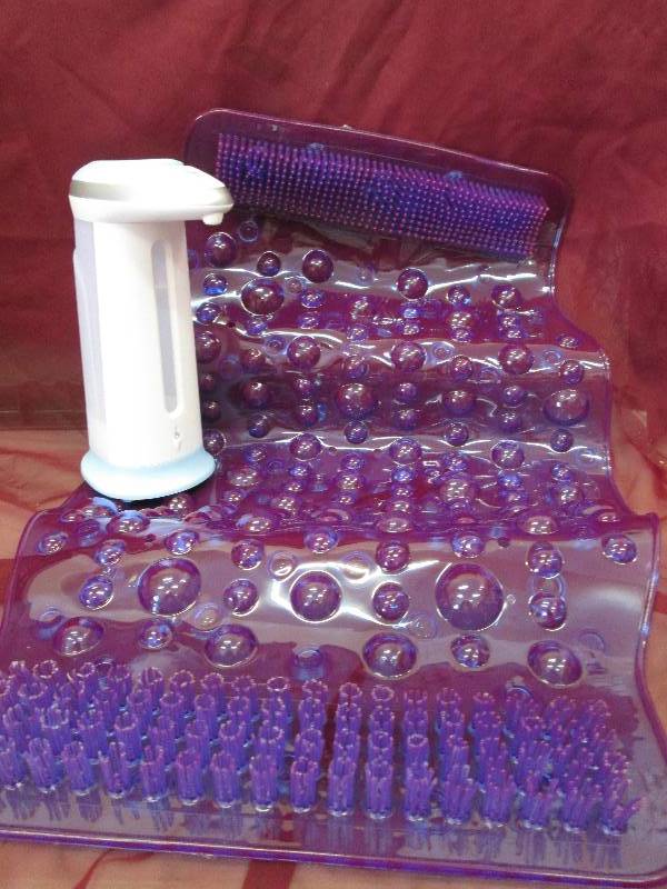 Foot Massage and Clean Bath Mat, Mo...