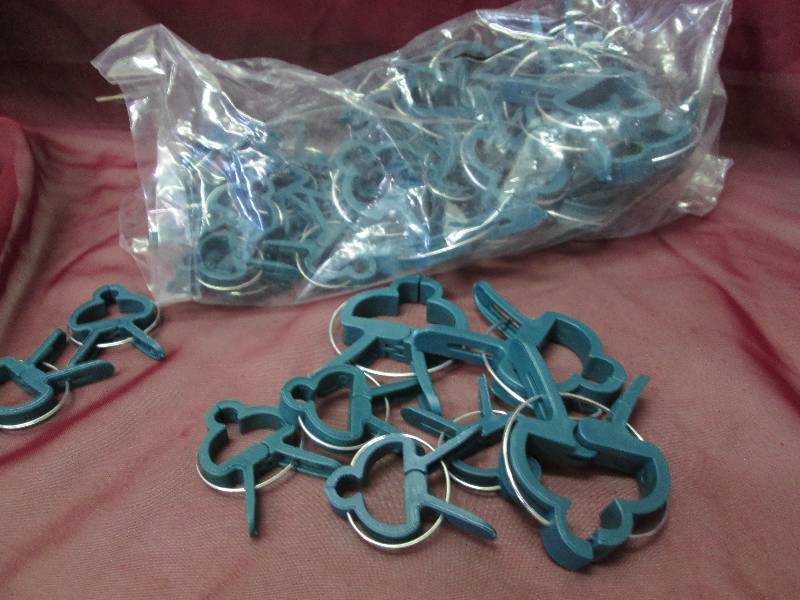 flower & vine clips set of 24 large...