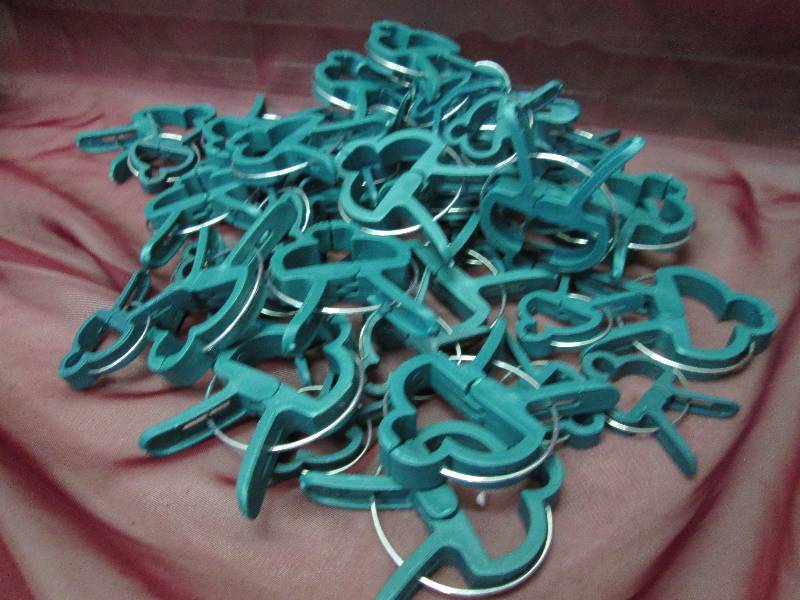 flower & vine clips set of 24 large...