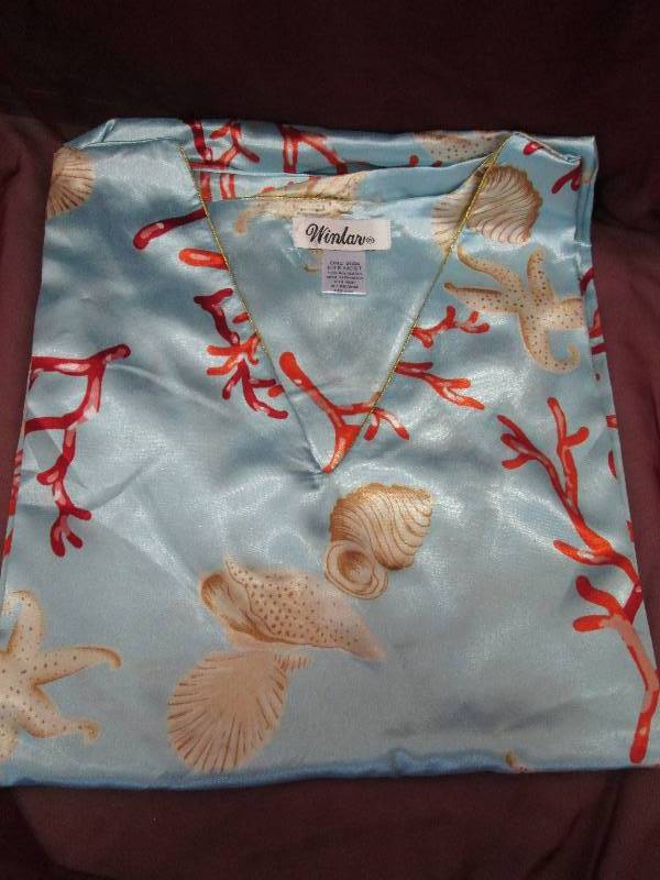 coral and seashell caftan one size ...