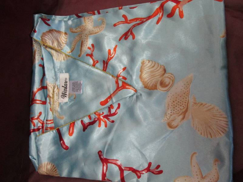 coral and seashell caftan one size...
