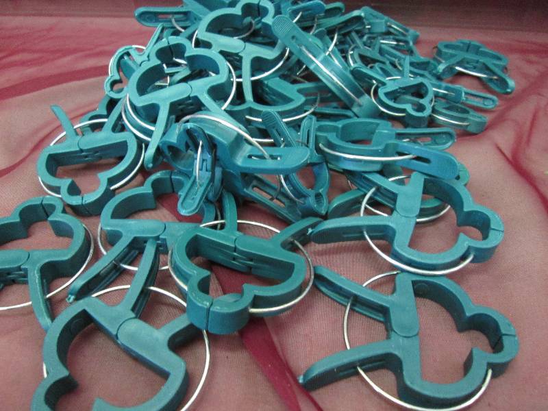 flower & vine clips set of 24 large...
