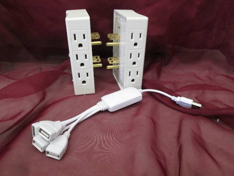 USB 2.0 hi-speed 4 port mini hub an...