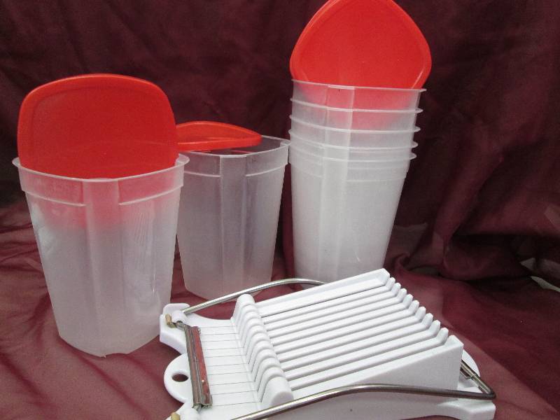 large multi food slicer and 14 piec...