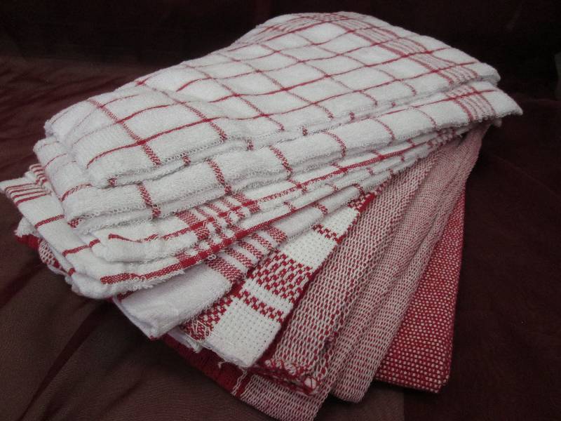 Waffle Woven Terry Dish Towel 15pc ...