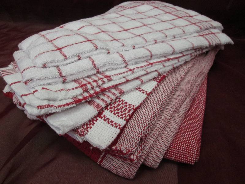 Waffle Woven Terry Dish Towel  15 p...