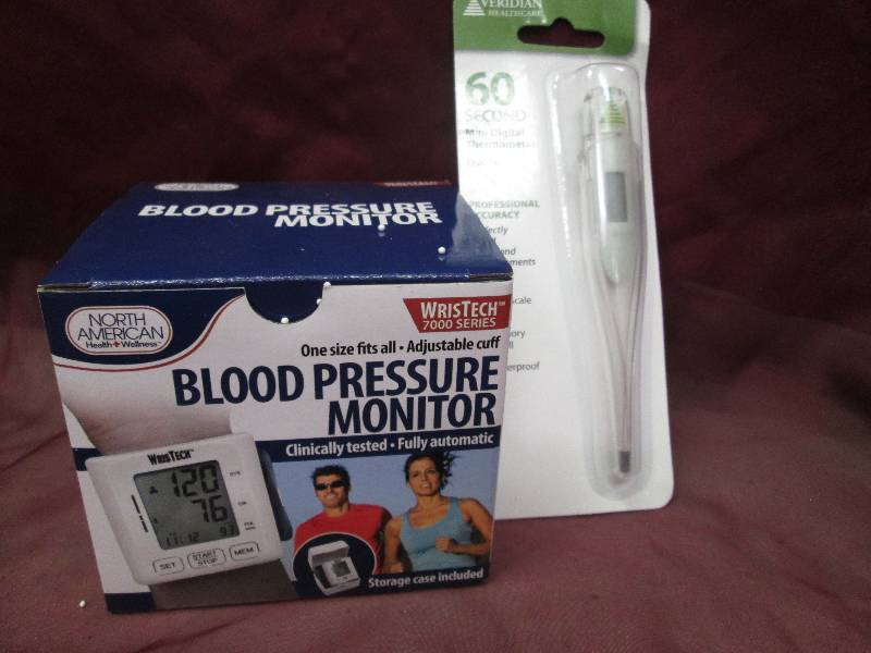 blood pressure monitor and 60 secon...