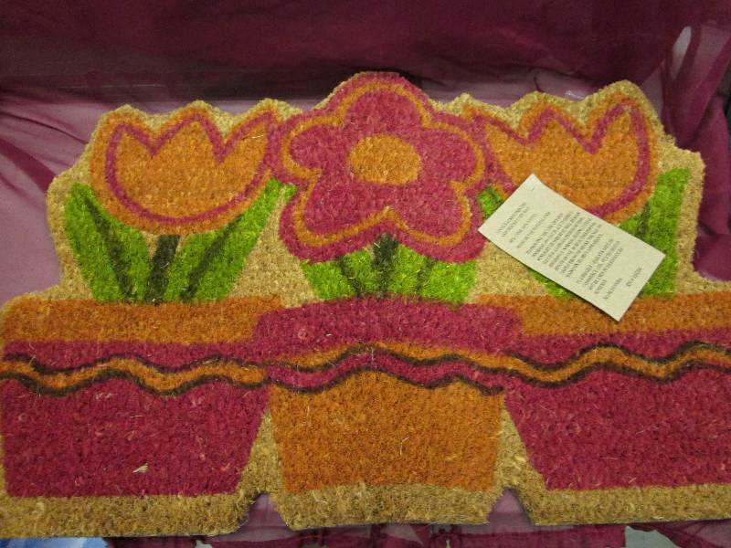 flowerpot doormat for outside...