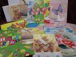 6 Birthday Cards with  6 Gift Bags ...