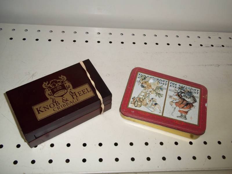lot 56 image: New cards and cribbage set