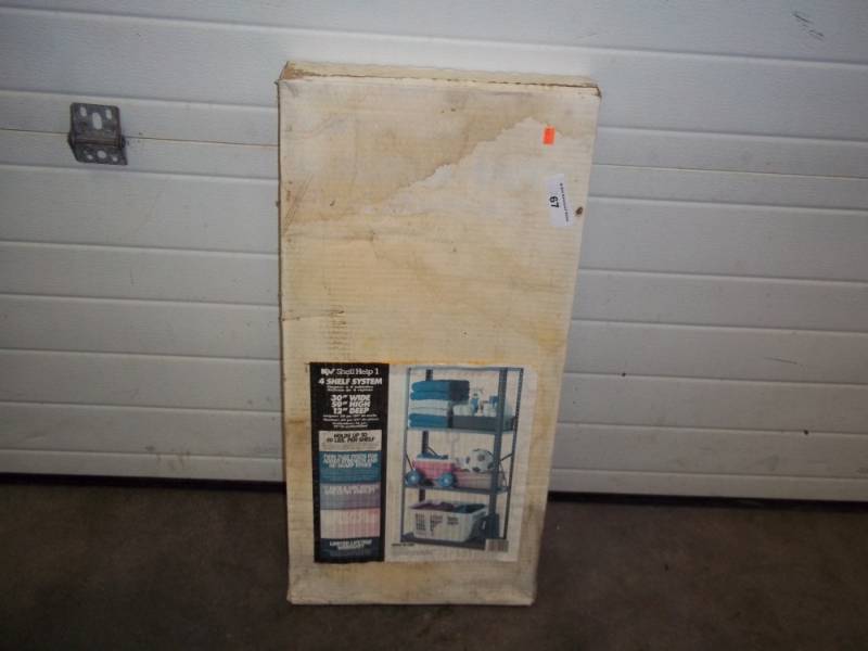 lot 67 image: New 4 shelf system