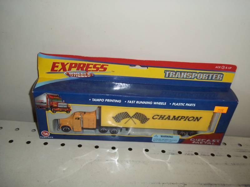 lot 104 image: Champion Transporter Die cast metal