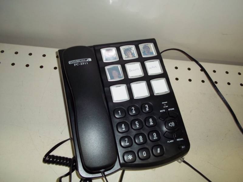 lot 266 image: Large button Phone