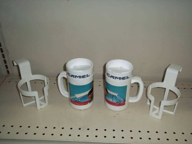 lot 130 image: Camel cups with cup holders