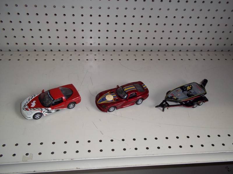 lot 215 image: Toys cars and boat
