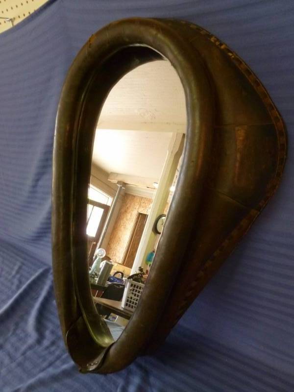 Vintage Horse Collar Mirror