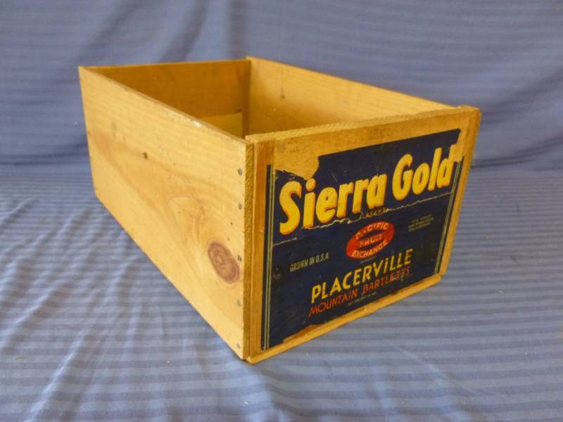 Vintage Wooden Fruit Crate