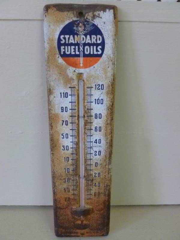 Vintage Standard Oil Thermometer