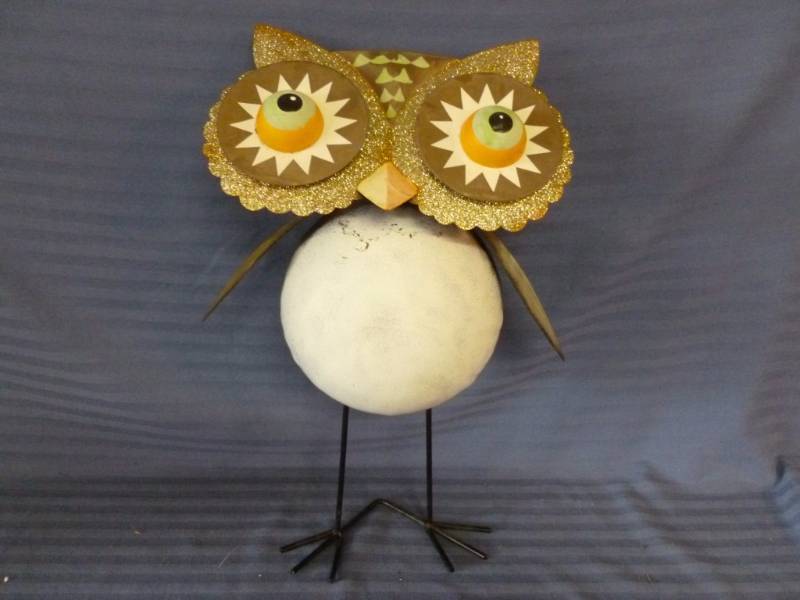 Metal Art Owl