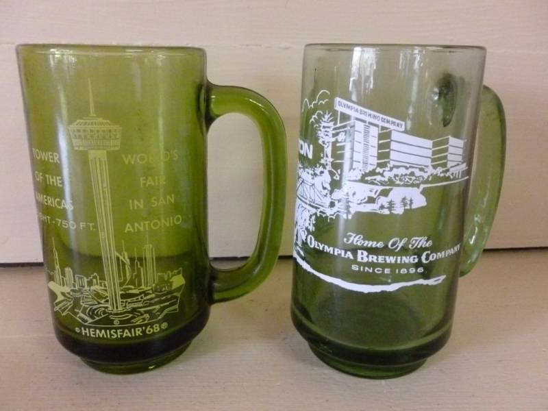 Vintage Glass Mugs