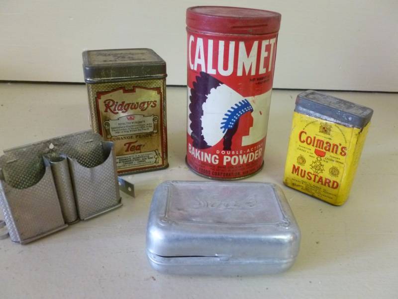 Vintage Metal Containers