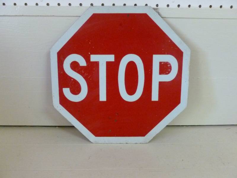 Metal Road Sign
