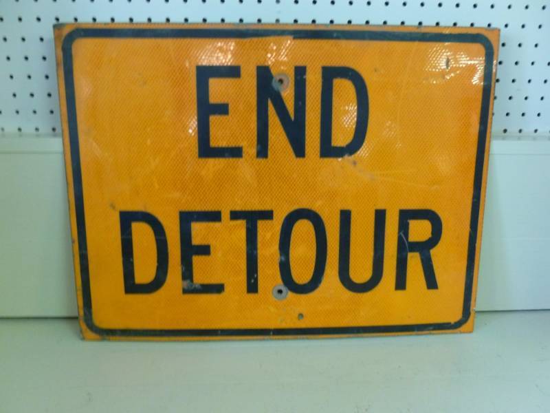 Metal Road Sign