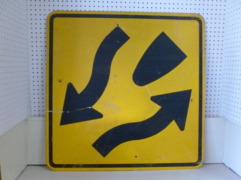 Metal Road Sign