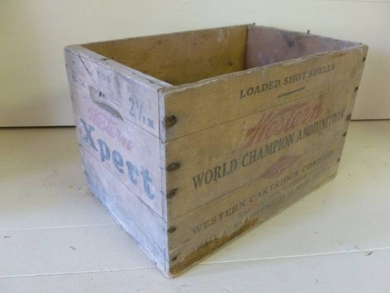 Vintage Western Ammo Box