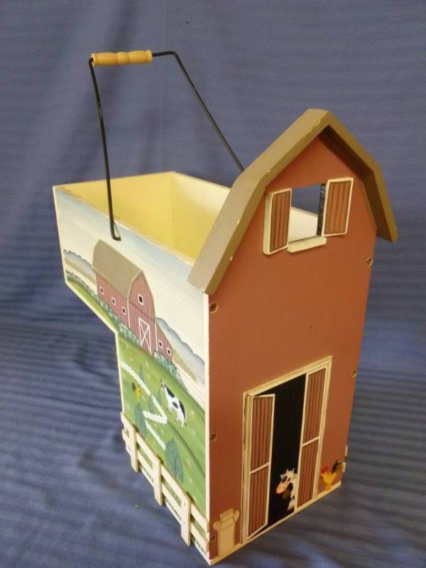 Wooden Apple Basket